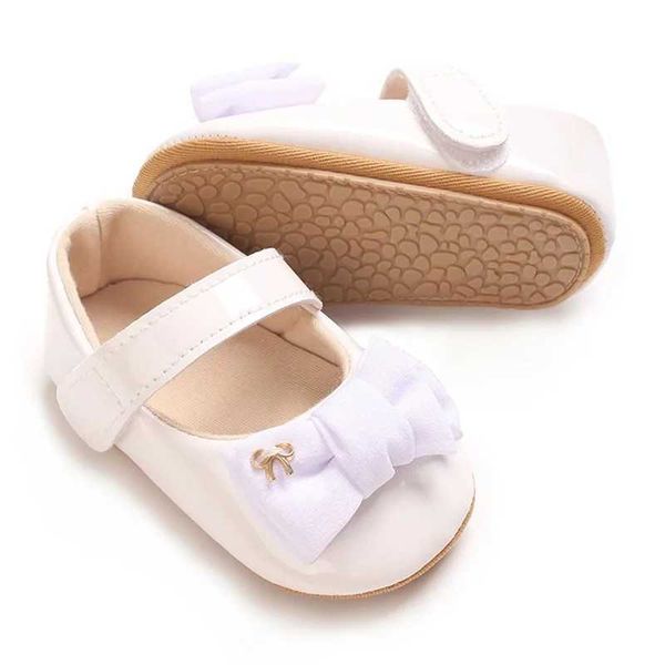 Infantil Girls Bowknot Mary Jane Flats com solteiro não deslizante Sapatos de vestido Princess para recém-nascidos adoráveis shoest250111