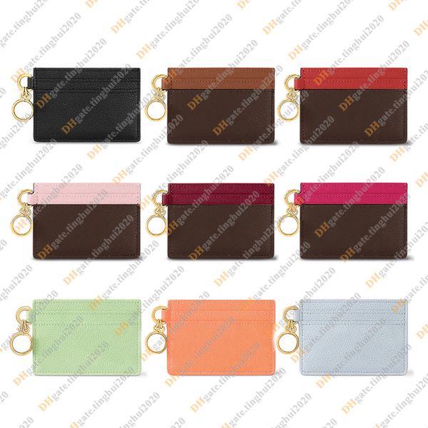 Ladies Fashion Casual Designer Luxury CHARMS Card Holder Wallet Purse Key Pouch Coin Purse TOP Mirror Quality M82739 M82132 M83562 M83585 M8