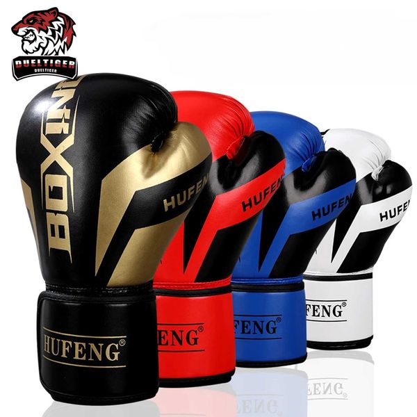 Dueltiger New Fighting Training Thick Boxing Gloves 8 10oz Adult Womens Universal Sanda Muay Thai Beach Bag Gloves W241010