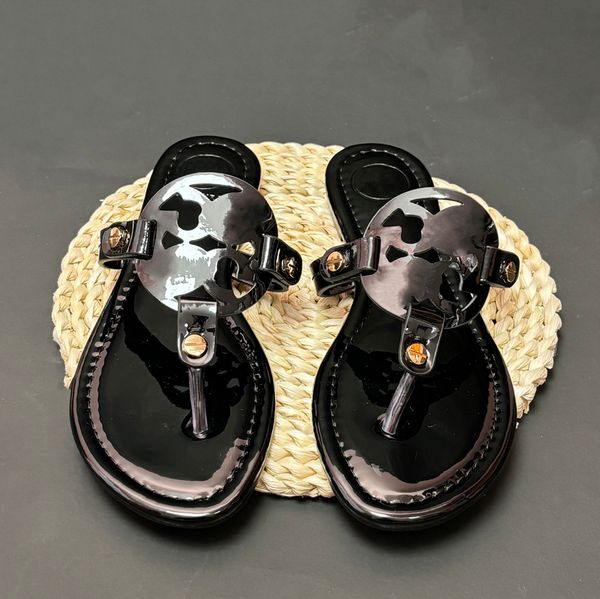 TOP TT slipper T slipper Designer Sandals Slippers Sport miller Metallic Snake Leather Designer Slides Womens White Patent Pink Silver Flip