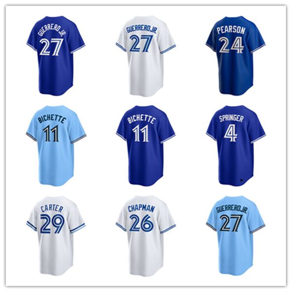 Custom Baseball Jerseys Brian Serven Ernie Clement Justin Turner Daniel Vogelbach Davis Schneider Daulton Varsho Chris Bassitt Genesis Cabre