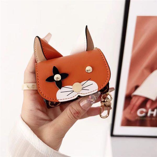 Designer Fashion Headphone Accessories Airpods Cases for Airpods 3 2 1 Airpods Pro 2 Cases luxury leather Wireless Bluetooth Headset Protect
