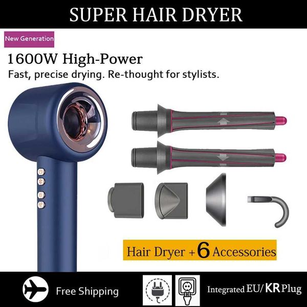 Super Hair Dryer 220V Leafless Hair dryer Personal Hair Care Styling Negative Ion Tool Constant Anion Electric Hair Dryers Y240808 Y240808