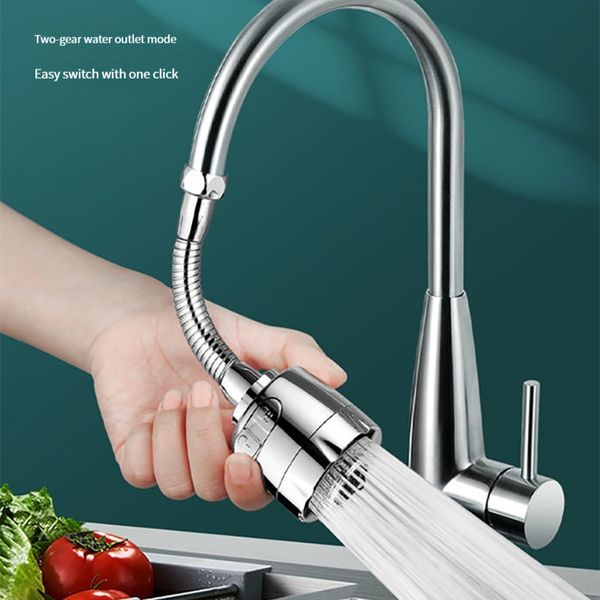 Adjustable faucet spray nozzle splash proof faucet pressurized shower nozzle water-saving device kitchen faucet pressurized filter