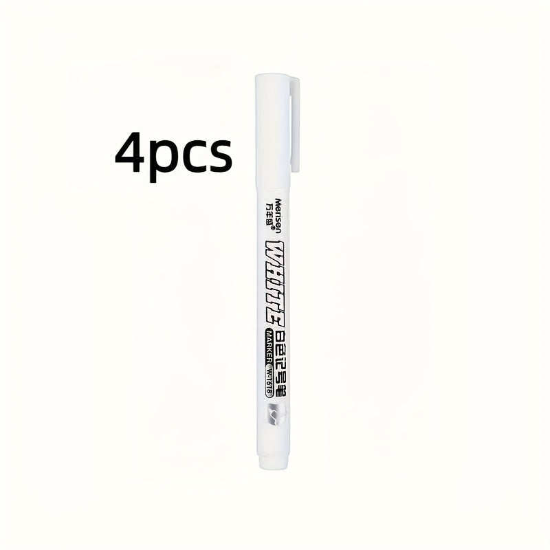 TEMU Valentine's Day Special! Waterproof, Quick-drying White Marker Pen Graffiti, Glass Advertising, And Greeting Card Highlighting!