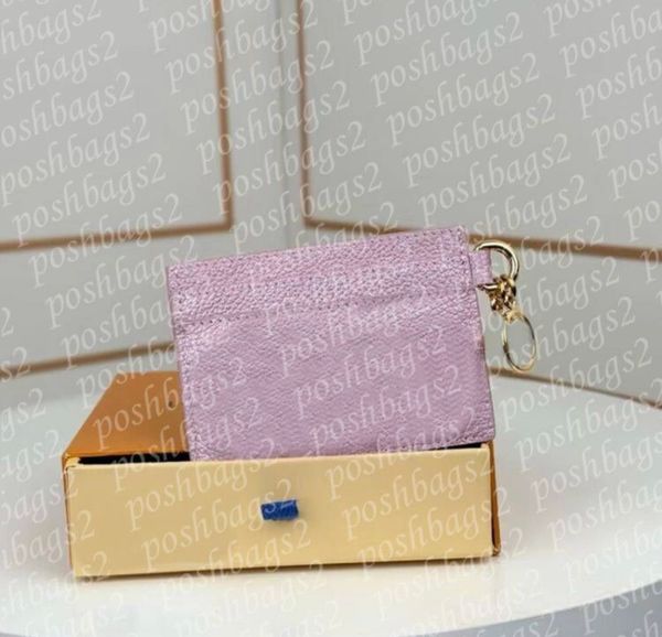 Fashion Card Holders with Charms Genuine Leather Small Leather Goods for Women&#039;s Purses
