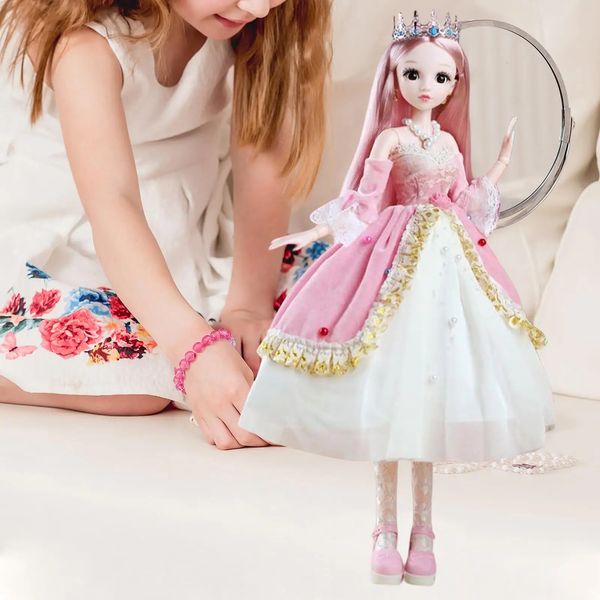 Dolls 60cm Ball Splicing Doll DIY Toy Makeup Face Smooth Hair with Clothes and Accessories BJD Doll Suitable for Children Girls Childrens To