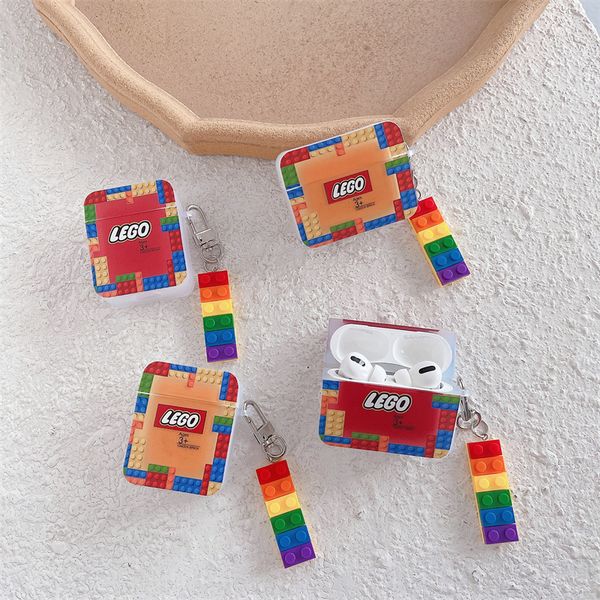 ddmygifts Building blocks suitable for Pro2 Bluetooth wireless headphone cover 1-2-3 generation cute pendant soft shell trend