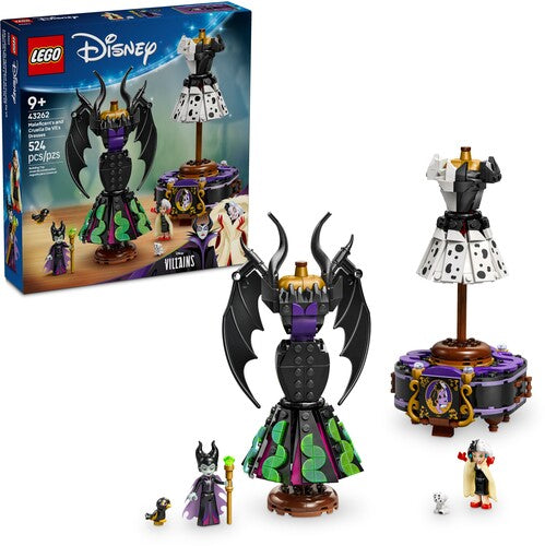 LEGO Disney Villains Maleficent's and Cruella De Vil's Dresses 43262