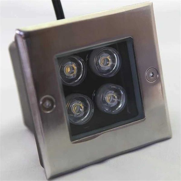 1PCS Waterproof IP68 LED Underground Light 4W Outdoor Ground Garden Path Floor Buried Yard Spot Landscape AC220V DC12V -24V CL240813