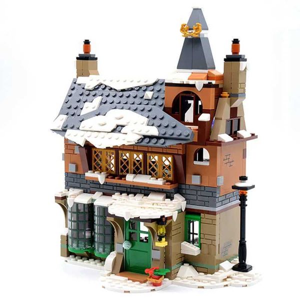 MOC-85564 Movie Magic Castle 76388 Village Visit Building Blocks Model Building Hogsmeade Bricks Toys Christmas Gift W250115