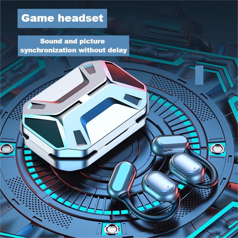 Ear-Hook Wireless sport headphone Earbud Built-in Microphone TWS Bluetooth headphone JR06 Wireless Earphone LED display high Quality Headphone Noise