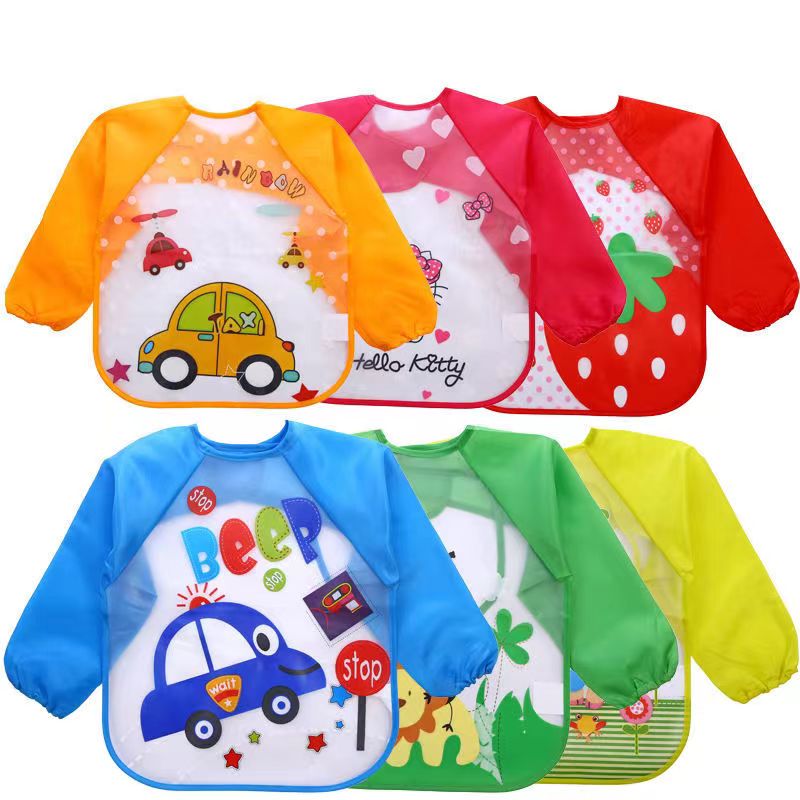 Waterproof Baby Feeding Bib - Anti-Dirt Complementary Food Cover for Toddlers