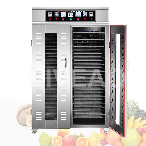 LIVEAO Kitchen High Efficiency 40-50 Layers Dehydrator Machine Commercial Drying Machine For Processing Various Fruit And Vegetables
