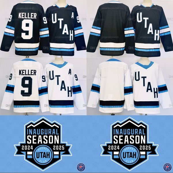 Utah Hockey Club 9 Clayton Keller Jersey 2024-25 Inaugural Season Patch Logan Cooley Liam O&#039;Brien Lawson Crouse Mikhail Sergachev Conno