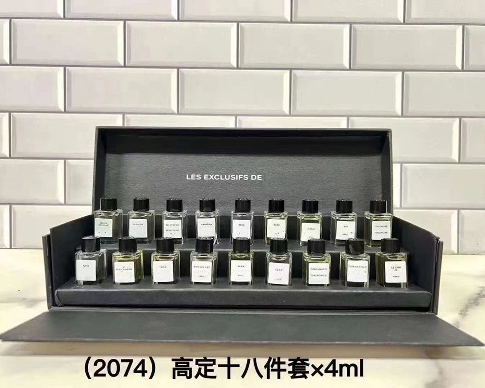Men Women Perfume Fragarance 4ml 18pcs Lion Jersey 1957 Sycomore Gardenia Perfumes Eau De Parfum cologne Lasting Smell Les Exclusifs Spray