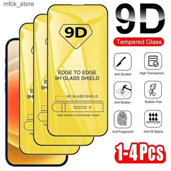 Cell Phone Protectors 9D Screen Protector For Note 10 13C 10C 12C Mi 11T 13 11 12 Lite Poco X6 Pro X5 F3 Tempered Glass J241202