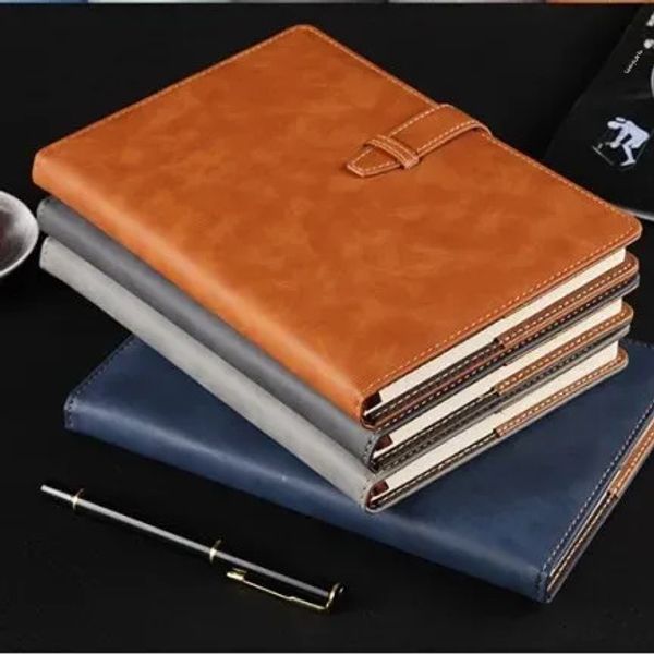 A5 Business Notebook Leather Dual Pack Suitable For Office Meetings And Conferences Customizable 241219