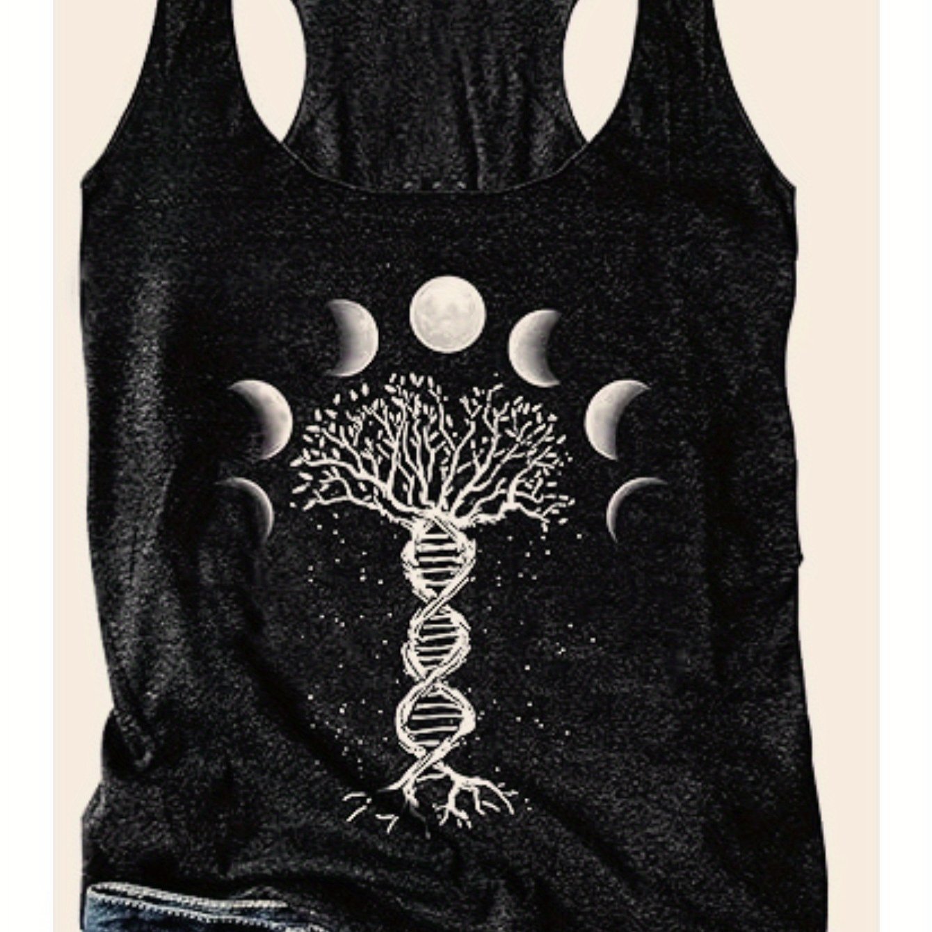 TEMU Tank Tops For Women Summer Sleeveless Yoga Shirts Vintage Graphic Top Women's Vests Are A Must-have Item For Everyday Use. Soft Fabric A Great