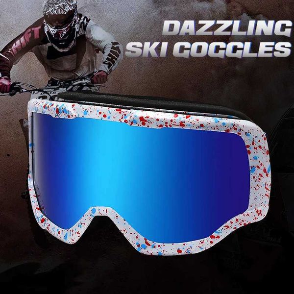 Ski Goggles ELAX BRAND NEW Double Layers Anti-Fog Snow Snowboard Glasses Outdoor Sport Snowmobile Eyewear H241104C4T9