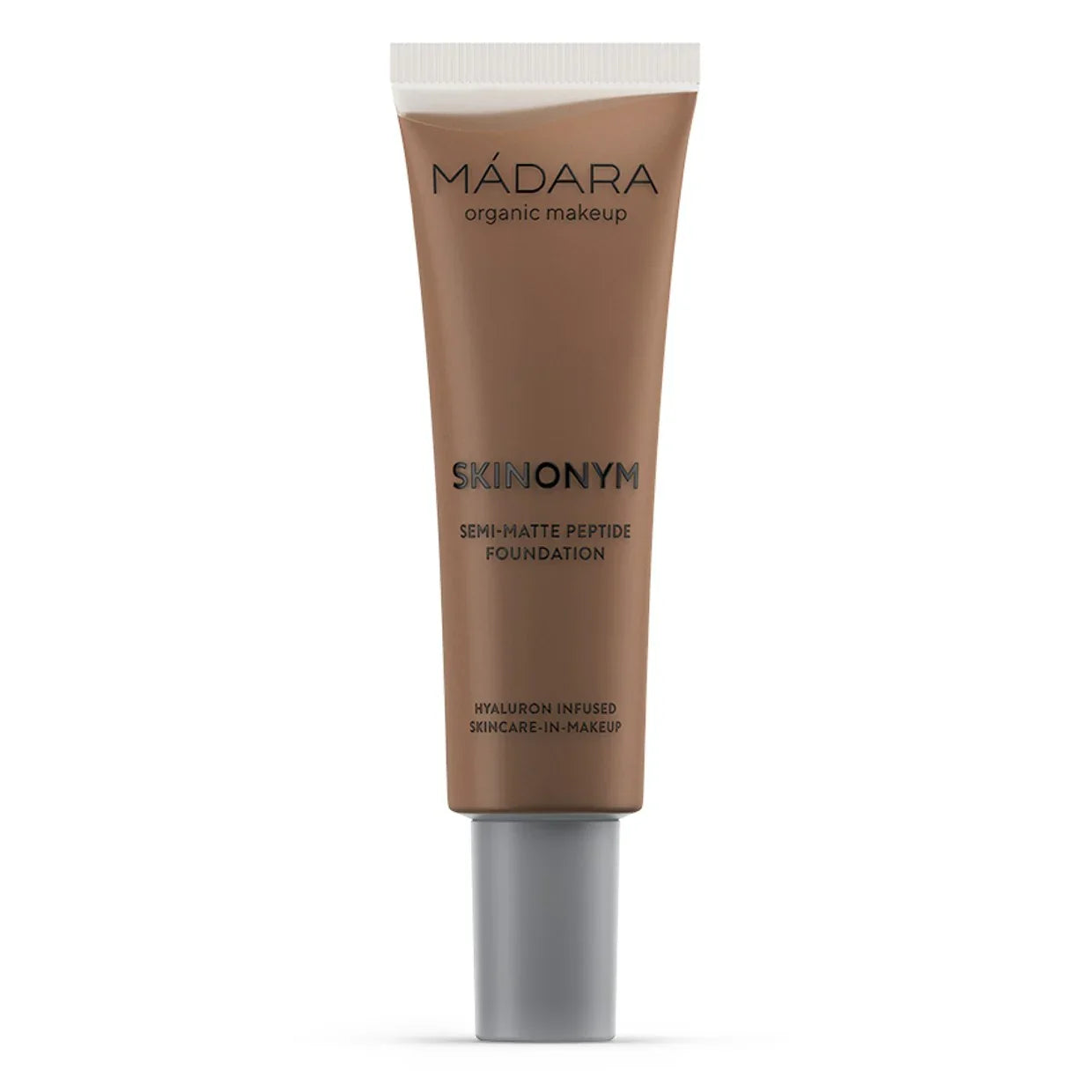 MÁdara organic skincare SKINONYM Semi-matte Peptide Foundation, 90 Chestnut (30 ml)
