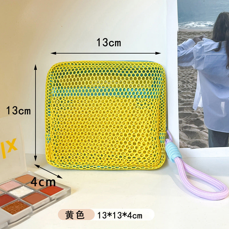 N298-A5 ins style rhombus skin care cosmetic bag portable large capacity high value travel wash waterproof storage bag