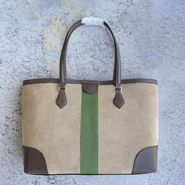 10A Mirror Quality Designer Tote Bag Medium 38cm Womens Canvas Shopping Bag Classic Handle Handbag Luxury Jumbo Letters Shoulder Bag