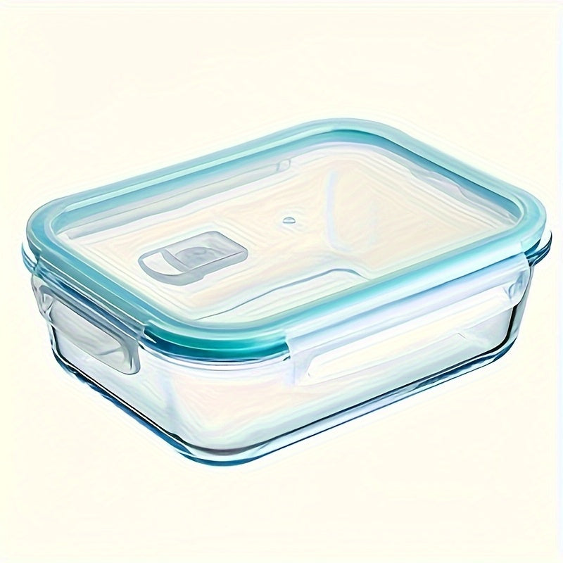 TEMU Student- Leak-proof Glass Lunch Box- Microwave Safe, Reusable Lunch Box With , Suitable For School And Office