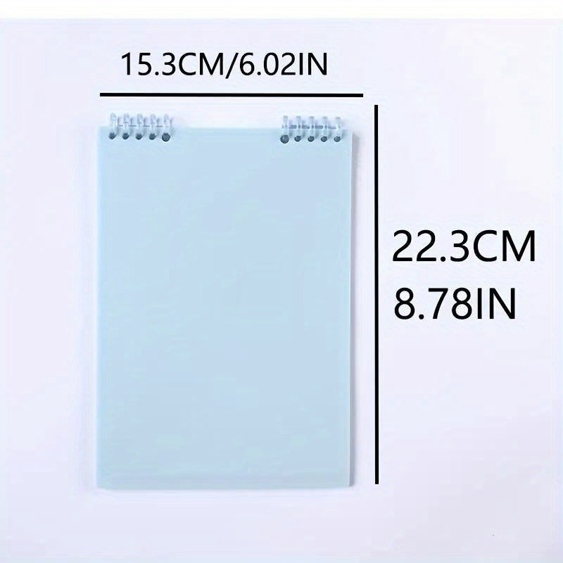 TEMU 1pc, Blue Loose-leaf Notebook, A560 Pages, Pp Cover, Blank, Notepad, Diary, Record Good