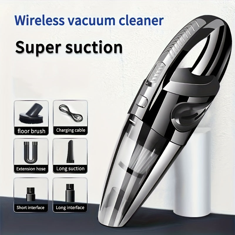 TEMU Powerful Wireless Handheld Car Vacuum Cleaner, , Portable Wireless Handheld Vacuum Cleaner, Portable Car Vacuum Cleaner Type Compressed Air Dust