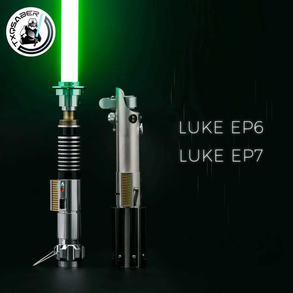 LED Toys TXQ LUKE SDcard Skywalker lasers SNV4 war Lightsaber Proffie unwavering Blaster Metal games Cosplay present Juguetes lightstick Q24