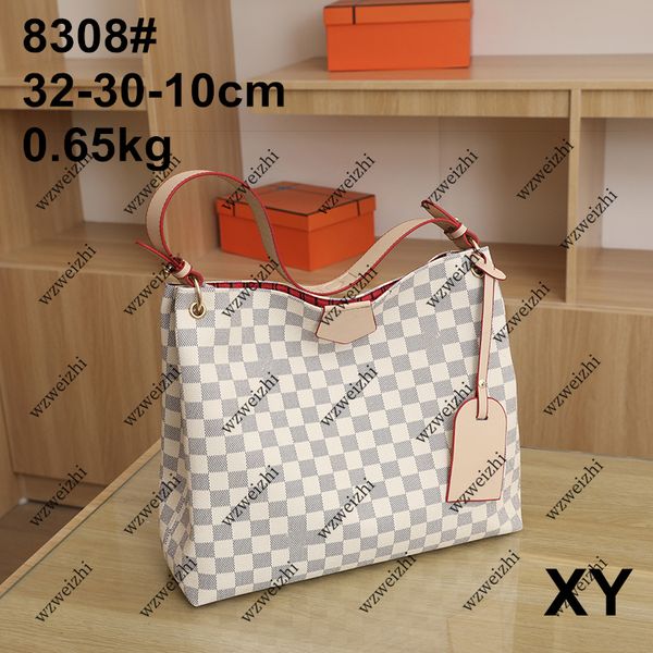 High Quality Designer bags Womens Luxurys Brown Flower Check Shoulder Bags Crossbody bags Handbags Messenger bag Shopping Bags Tote bag Purs