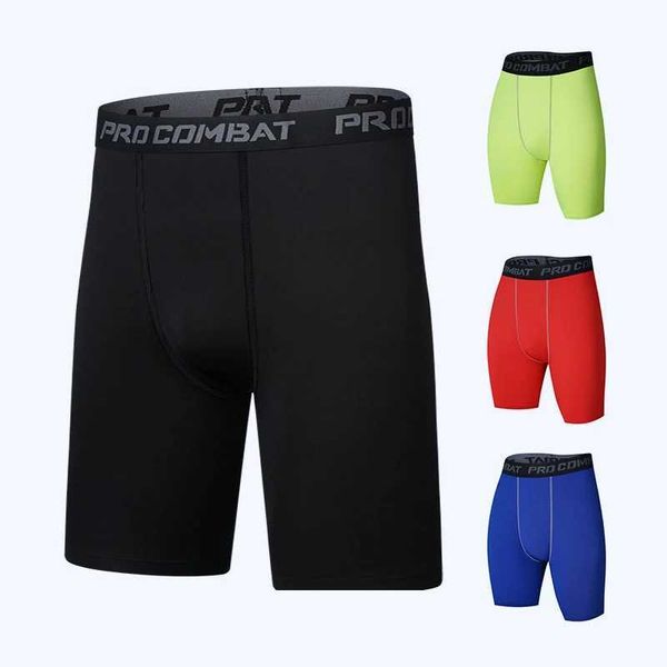 New Men Tight Running Short Gym Fitness Compression Sport Pants Basketball Cycling Shorts Quick-drying Jogging PantsXJ241214