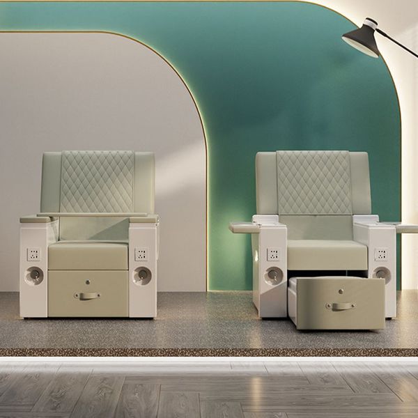 New Design Modern Beauty Salon Foot Care Multifunctional Pedicure Spa Chair With Led Lighting Sofa Both Multiple Projects Manicure Reclining