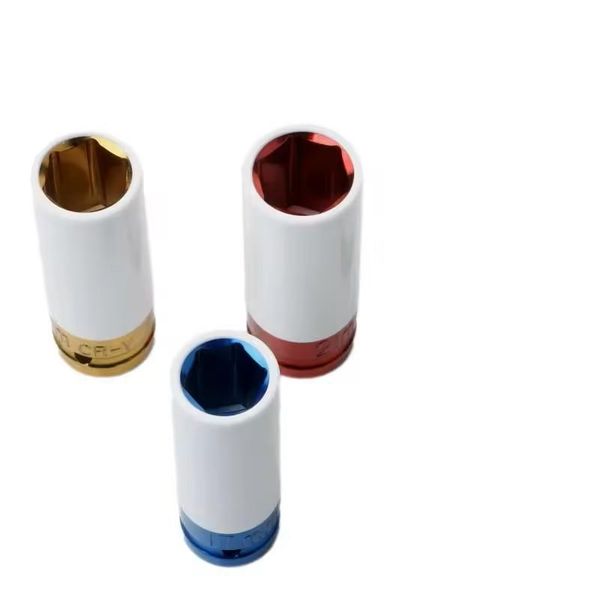 High Quality 1-2inch 3PCS Set Impact Wrench Socket Set Deep Impact Socket Drive Auto Repair Hand Tool Kit Deep Impact