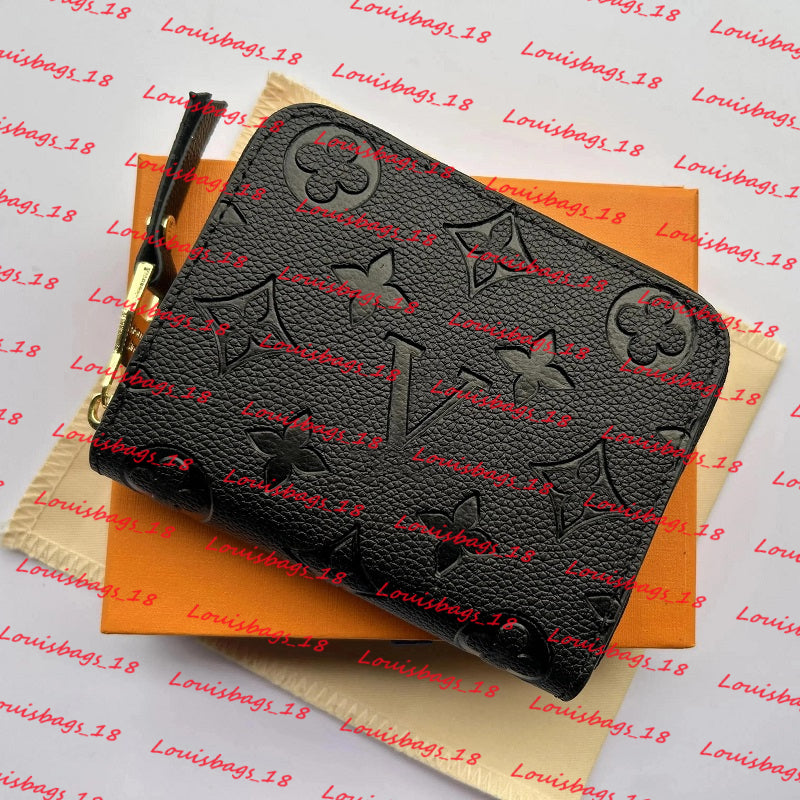 10A Top Quality M42616 Luxury Designer Zippy short Wallet Womens Zipper Brown Wallet Mono gram Canvers Leather Check Plaid Wallet card holder long b