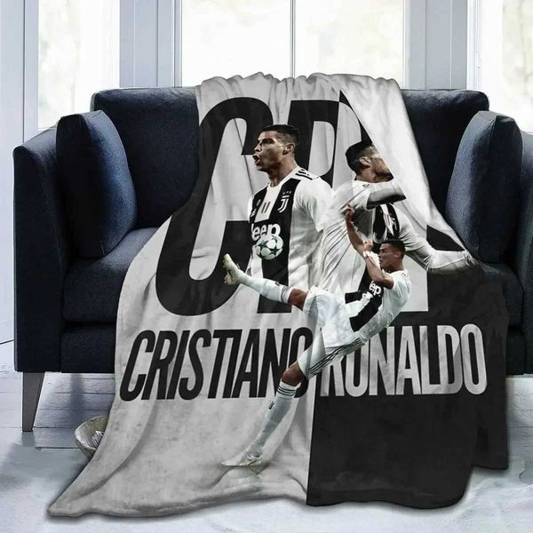 CR7 Cristiano Blanket Soft Warm Flannel Throw Blanket Bedspread for Bed Living room Picnic Travel Home SofaXJ241031