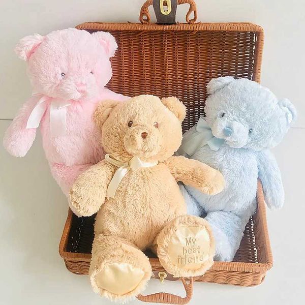 Plush Dolls 36 cm Brown Teddy Bear Stuffed Animal Toy Sleeping Mate For Girl Boy Baby Kids Tie-Dye Bear Plush ToysY2412165UO3