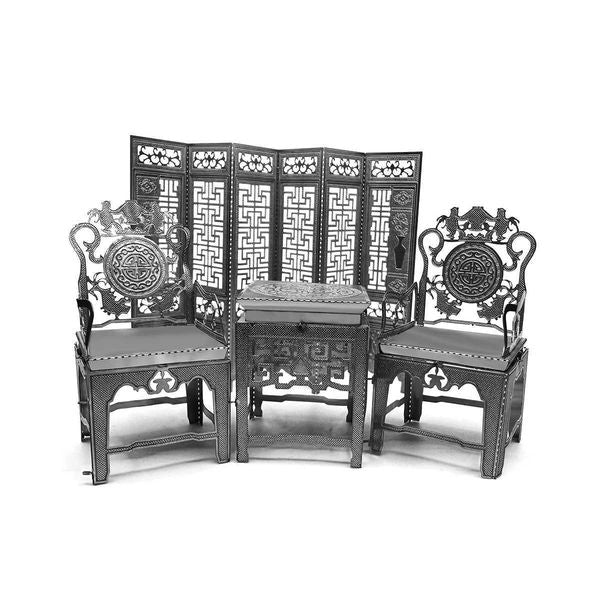 vintage furniture 3D Metal Puzzle DIY Model Building Kit Adult Toys Birthday GiftM240731