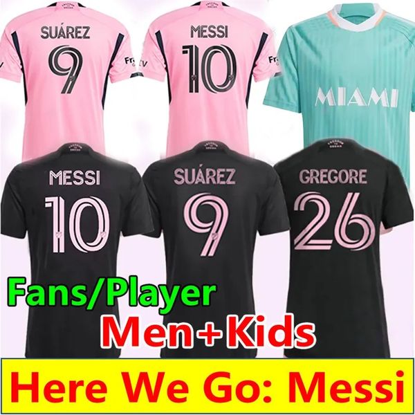 2024 Soccer Jerseys MESSIS SUAREZ Graffiti Football Shirts 24 25 MATUIDI TRAPP P PIZARRO FC Jersey Fans Player PIREZ Kit Graffiti