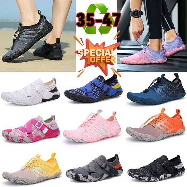 Casual shoes Anti-slip Aqua Shoes Womens Men&#039;s Quick-dry Surfings Breathable Mesh Water Beach Diving Socks Non-Slip-Sneakers Swim