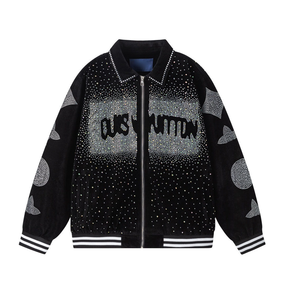 Men&#039;s plus size Outerwear Coats diamond Jacket Designer Jacket hoodie suit hooded casual fashion top quality wild breathable long sleeve ytr216