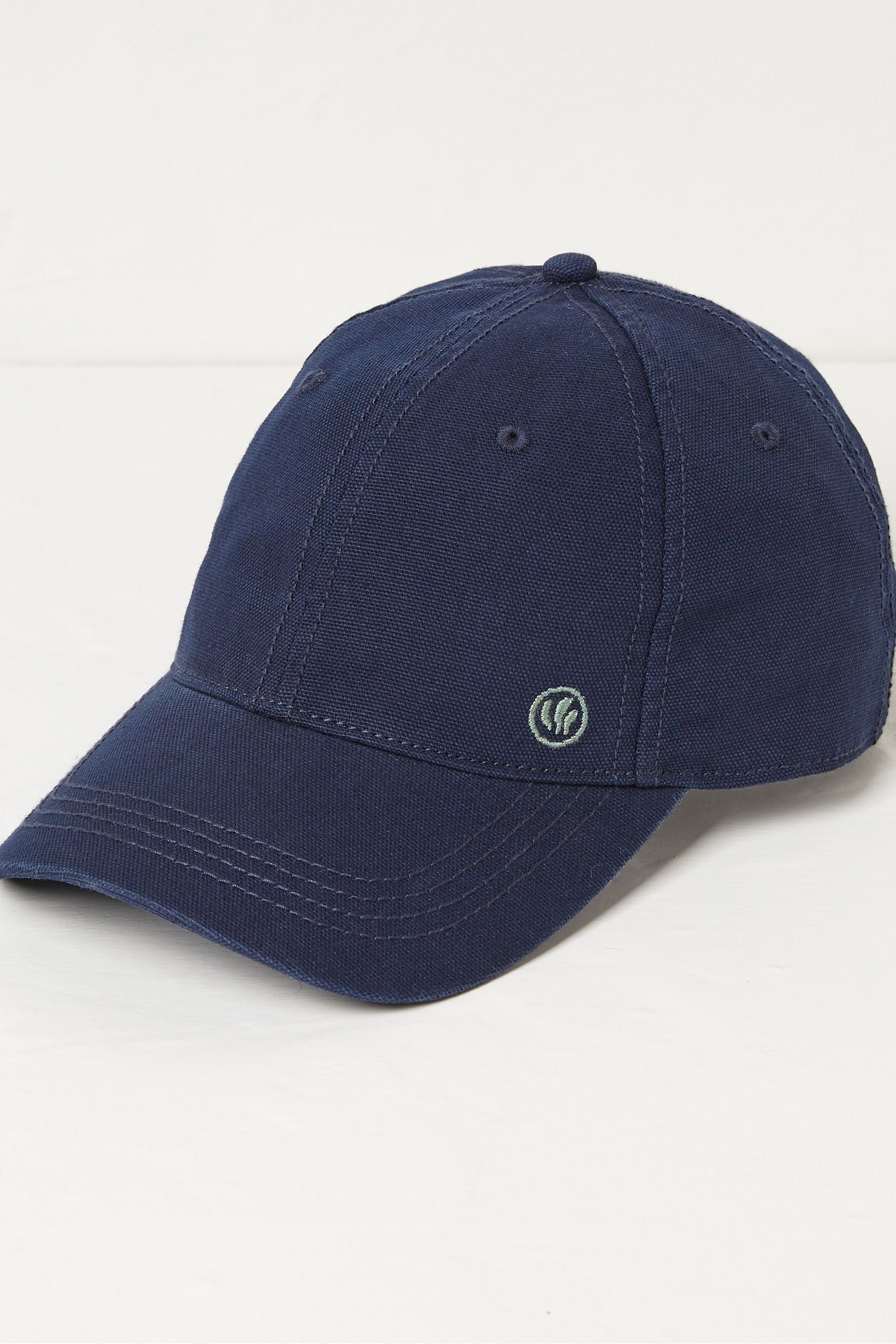 Fat Face - Blue 100% Cotton Canvas Baseball Cap