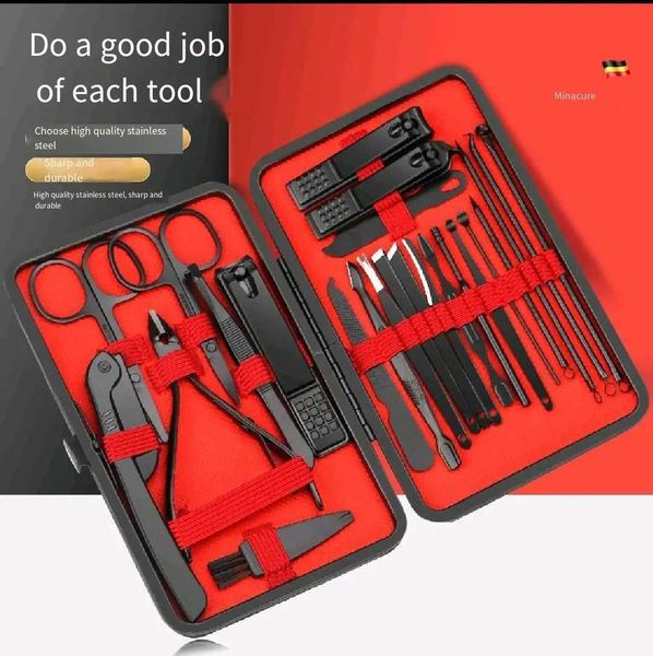 6-24pcs Kit de Clippers de unhas profissionais - Ultra Fingernail e cortadores de unha para homens e mulheres - Pedicure resistente CareXJ25