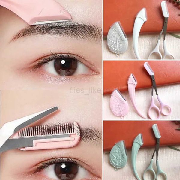 pcs Eyebrow Trimmer Eyebrow Facial Razor Female Eyebrow Trimmer with Comb Eyebrow Trimmer Scraper Accessories Beauty Tools W240731 S2411147