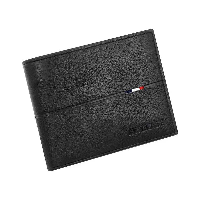 Slim Men Wallets New Short Zipper Card Holder Photo Holder Male Purse Simple Coin Pocket High Quality PU Leather Mens Wallet Z250621