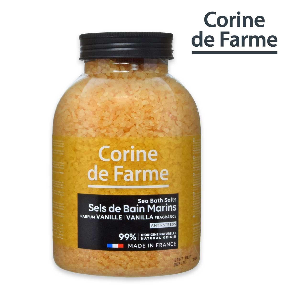 Corine de farme anti-stress vanilje badesalt 1,3 kg