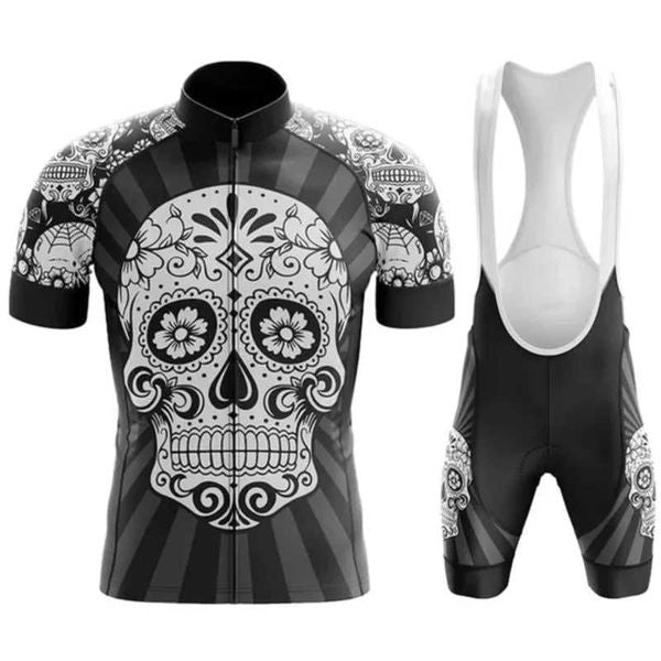 Cycling Jersey Sets 2024 Mens Cycling Jacket Mountain Bike Clothing Mens Summer Jersey Sets Shirt Bicycle Mtb Tricuta Man Outfit Bib shorts