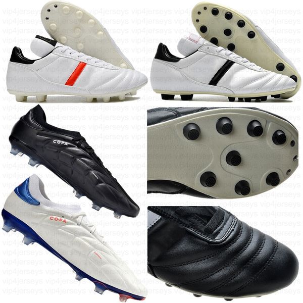 Men Brand Soccer Boots Copa Mundial PURE II+ FG Football Shoes Waterproof Outdoor Lawn Clay Football Match Training Shoes Lace-Up Sports Sne