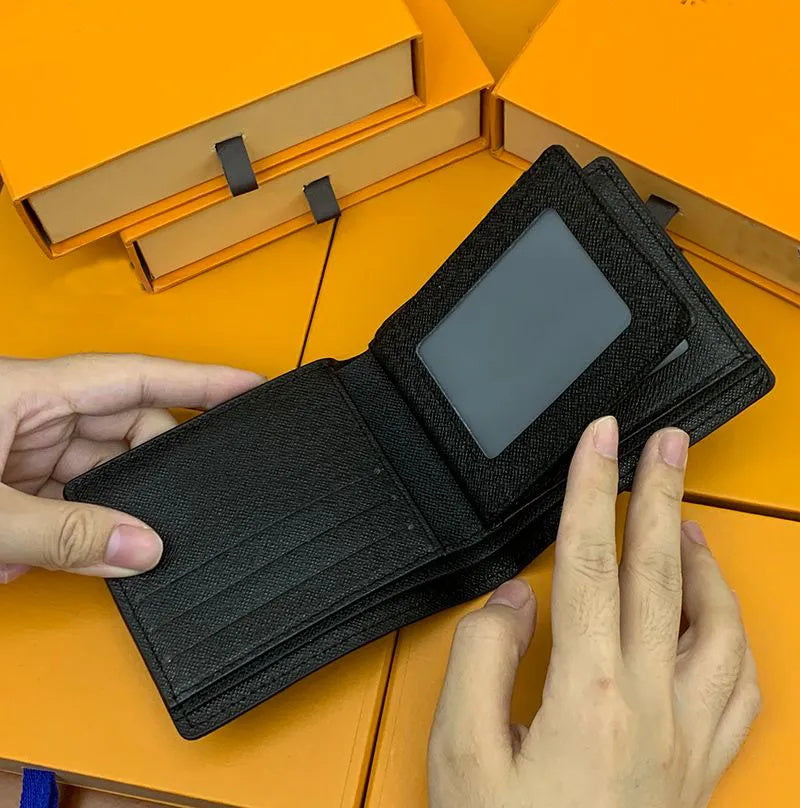 2024 High quality Designers Luxury Genuine Leather Wallets Fashion Designer Wallets Retro Handbag For Men Classic Card Holders Coin Purse Famous Wit